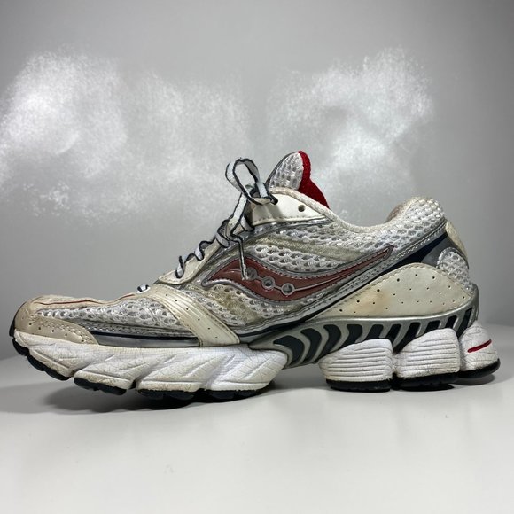 Saucony Women Shoes Athletic Running Grid Hybrid XT 900 15036 4 White/Red Sz 8.5 - Picture 9 of 15